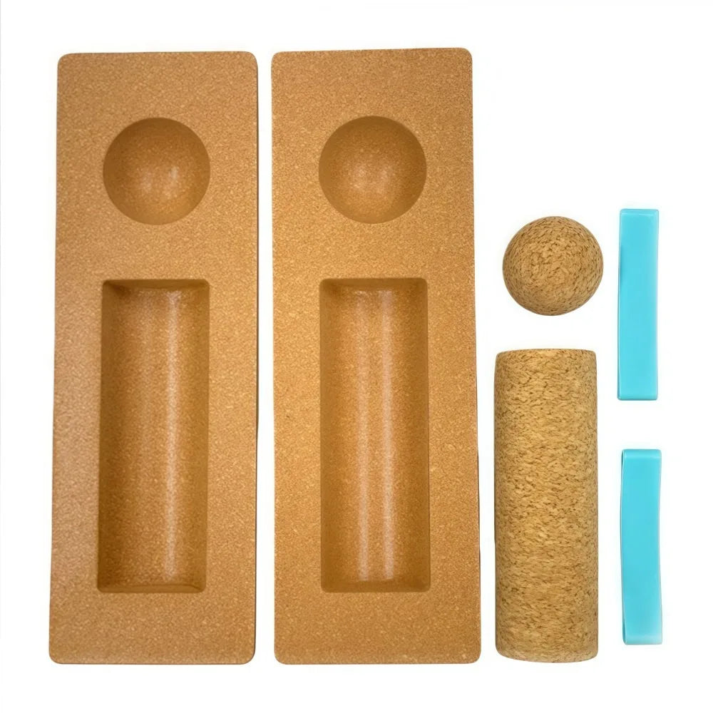 Natural cork foot and ankle balance training kit